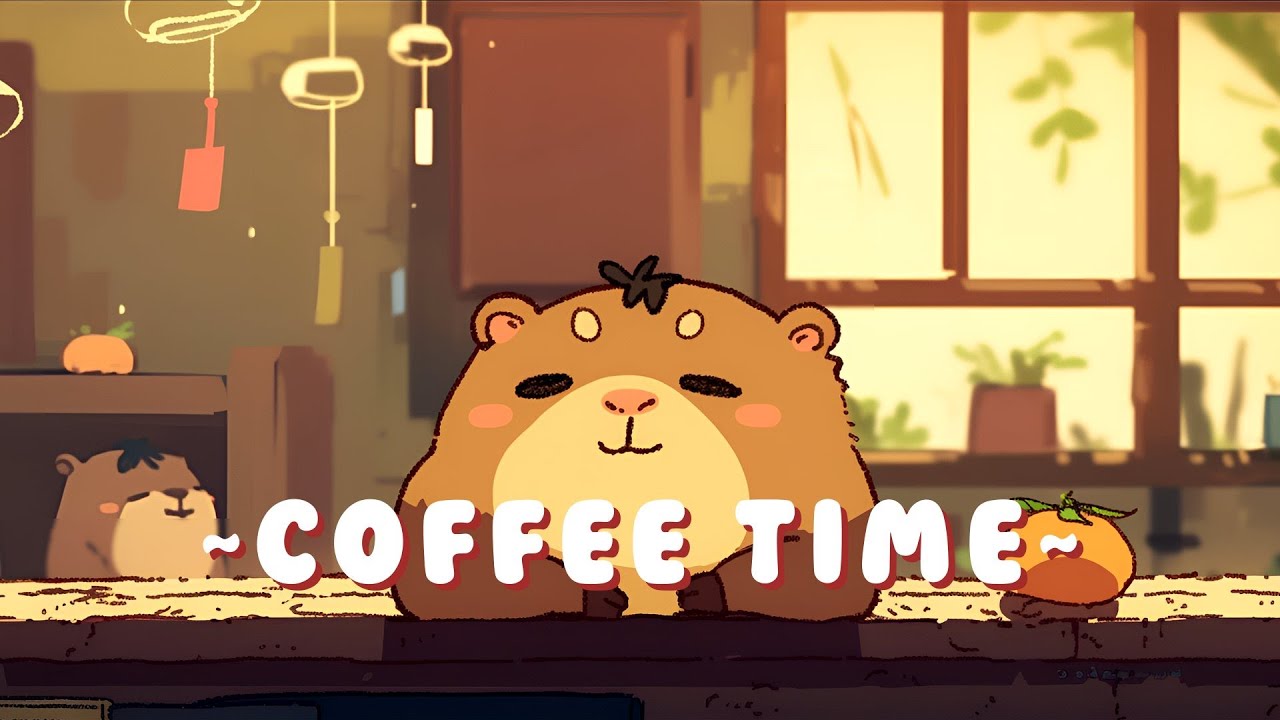 Capybara Beats Radio - Chill Beats to Help You Relax ~ Tranquil Mood ~ 🦫 🌙 📖 | Non Stop Music