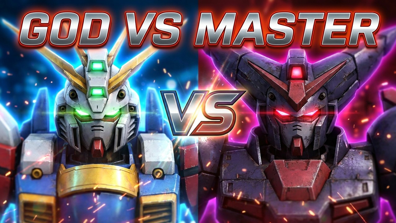 [EXVSFB] GF13-017NJII God Gundam vs. GF13-001NHII Master Gundam