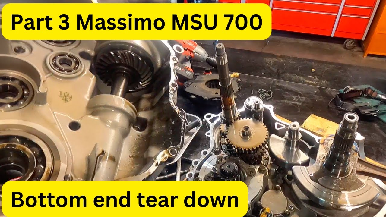 Massimo MSU 700 bottom end tear down