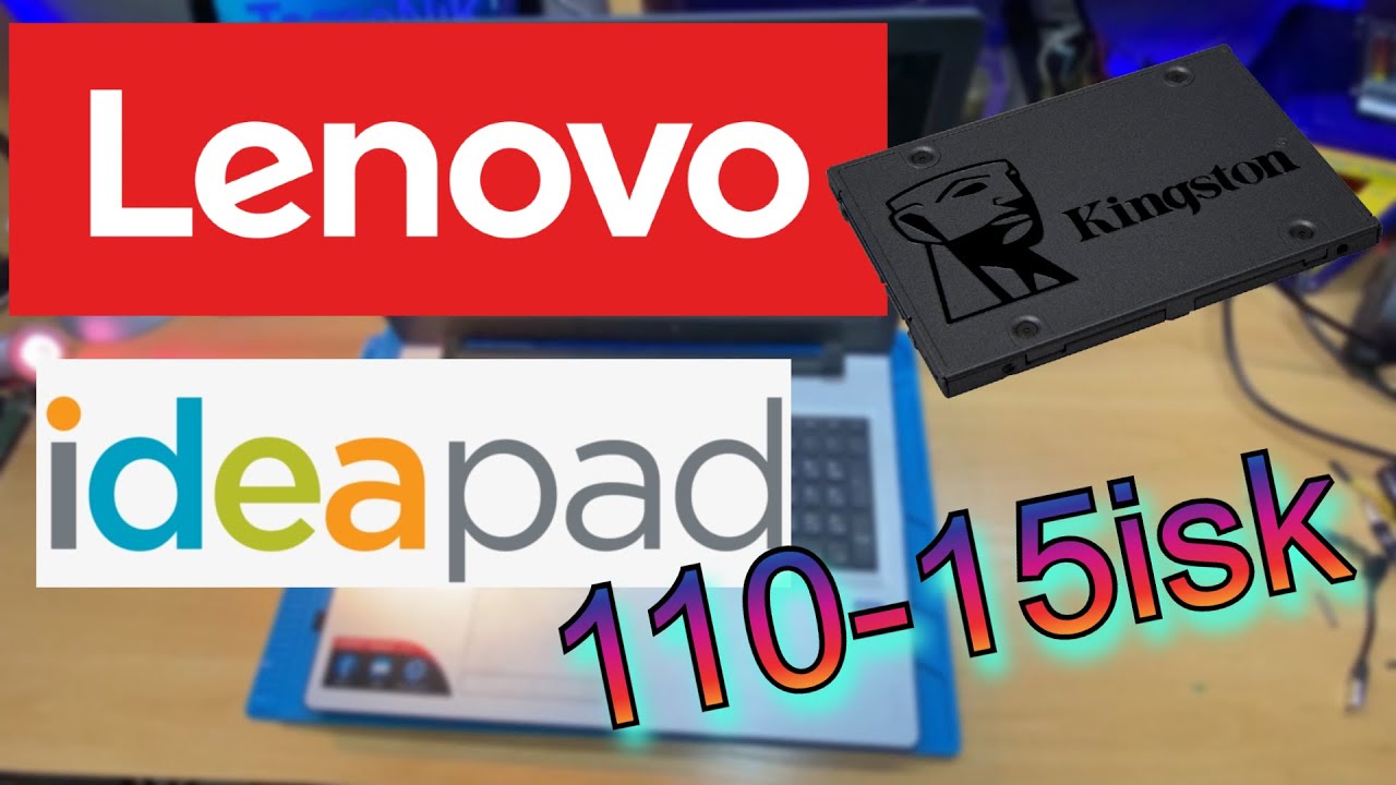 Lenovo Ideapad 110 cambio de disco mecanico a SSD