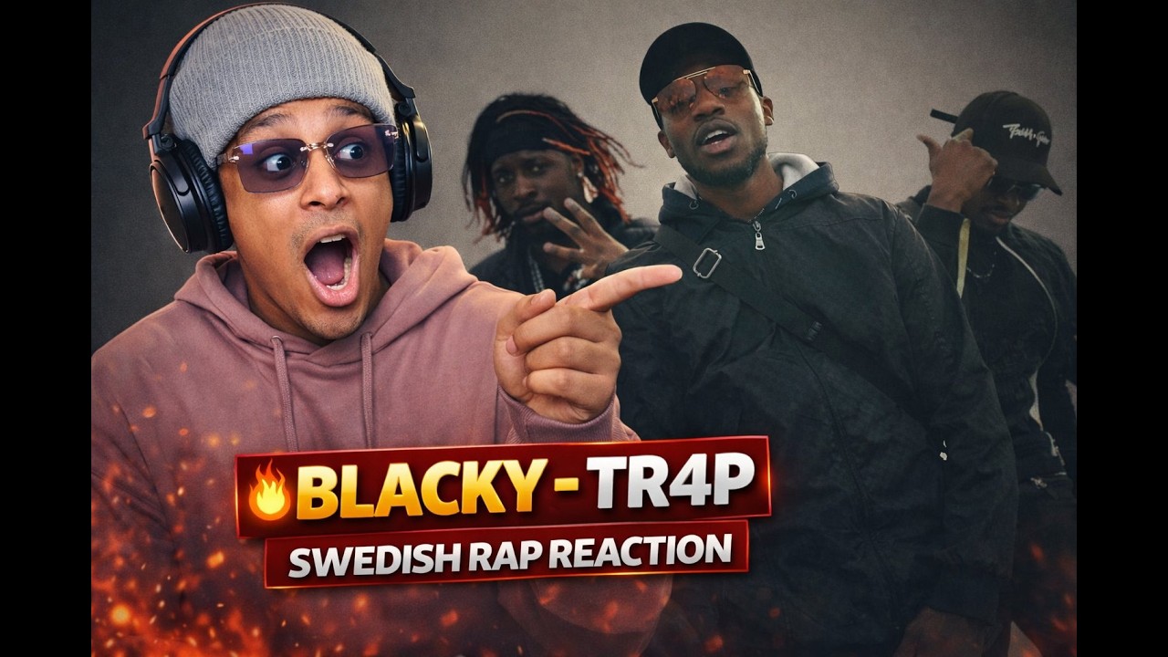 Blacky - Tr4p - Swedish Rap Reaction