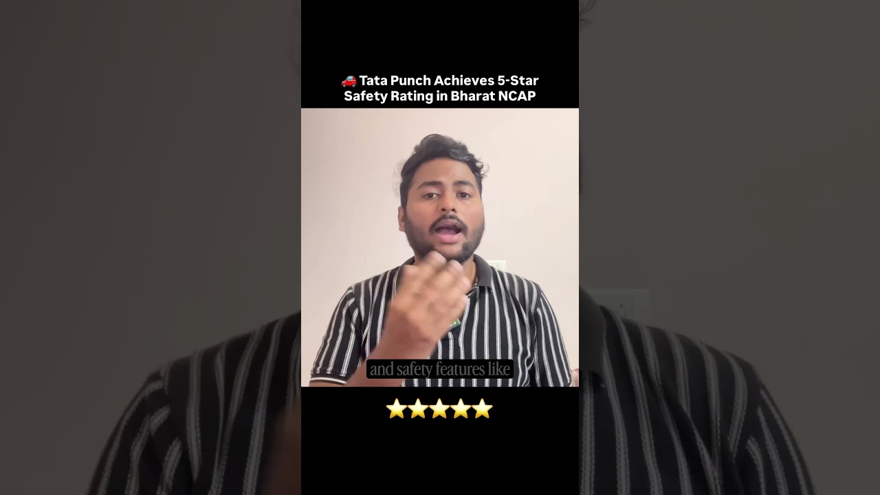🚗 Tata Punch Gets 5-Star BNCAP Rating ⭐ | But What Does It Really Mean?
