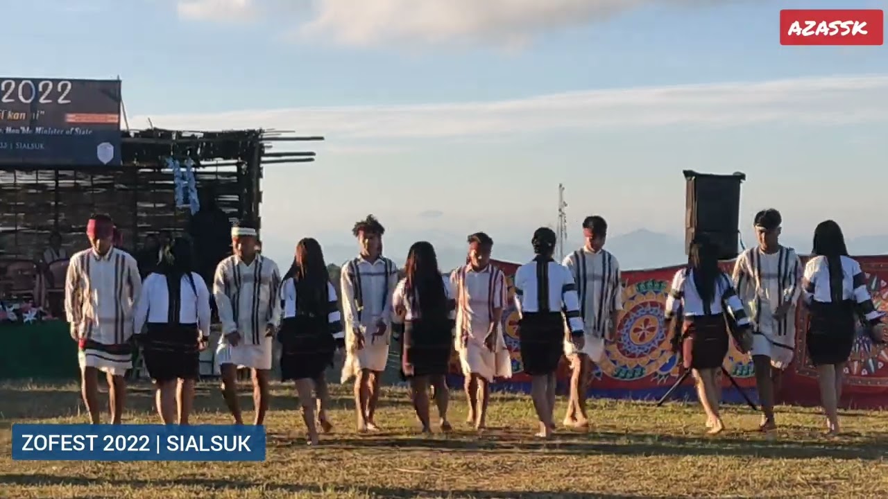 ZOFEST 2022 | Tedim Chin Khawkhai Lam | Cultural dance | Sialsuk