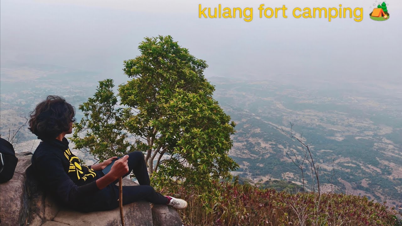 Kulang fort camping 🏕️| #explore #explorepage #trending #trekking #kulang #nashik 