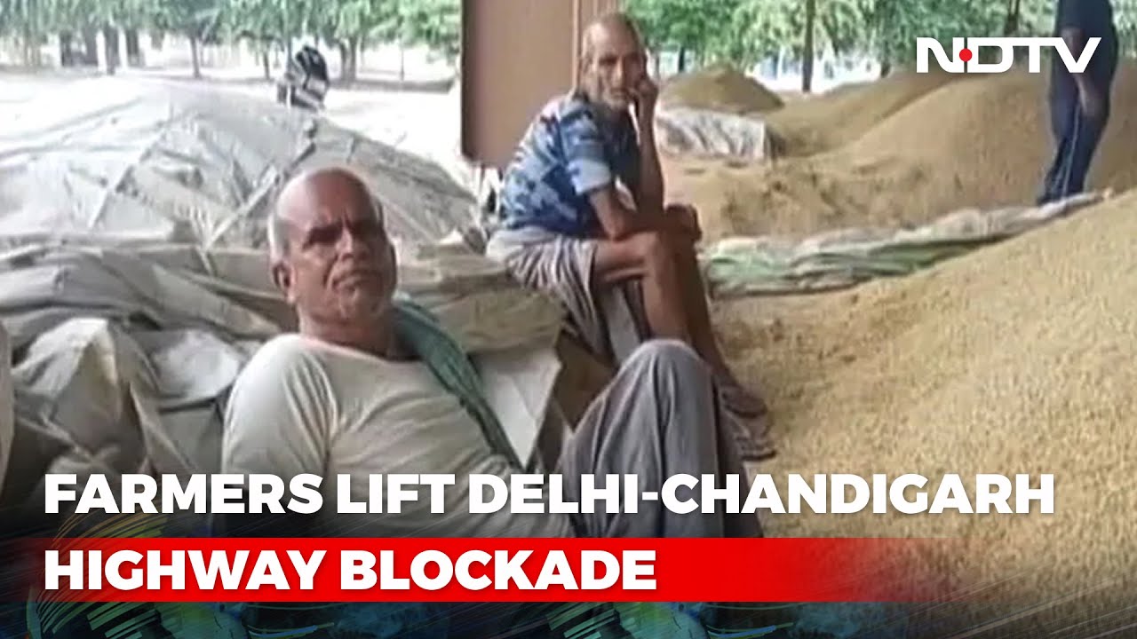 Haryana Farmers End Highway Blockade After Government Agrees To Buy Paddy