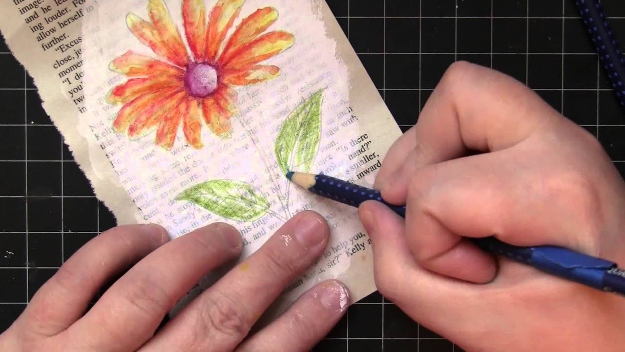 PB&J Stamping and Watercolor Painting