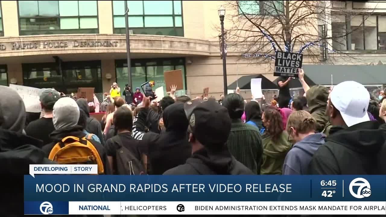 Quiet morning in Grand Rapids after video released of police shooting of Patrick Lyoya
