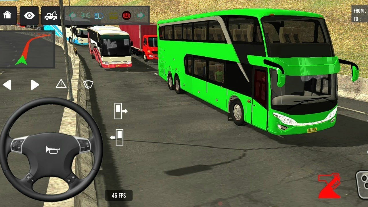 BUS SIMULATOR INDONESA || Bus🚍Driving👨‍✈️|| New bus Indonesia2026 Simulator-Android Gameplay Bus 