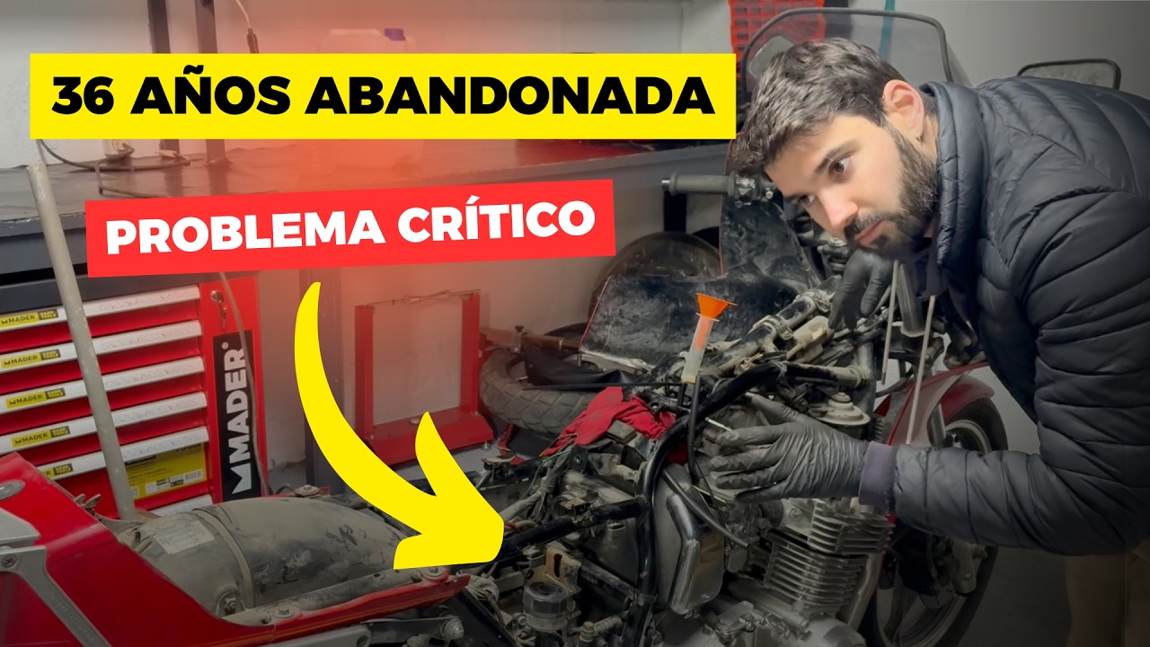 El PROBLEMA de restaurar una moto tras 36 años parada