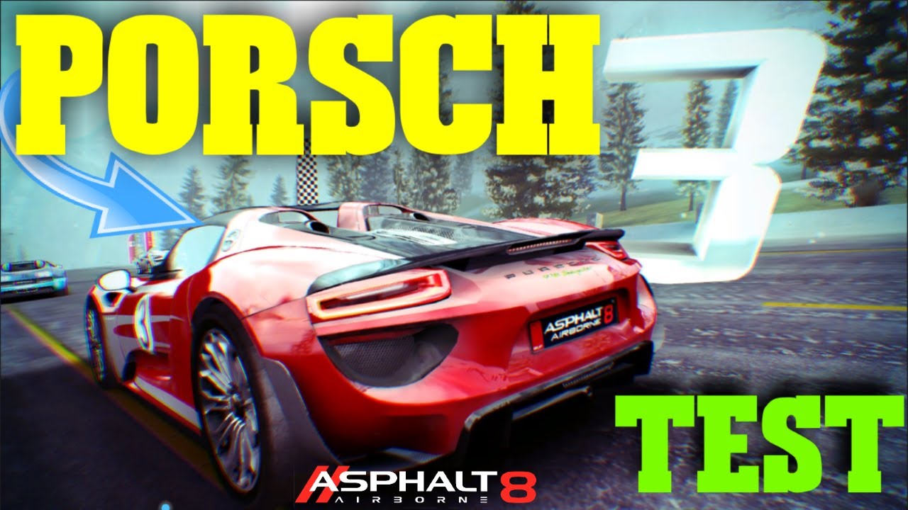 That 1! Car In The Game Without an Engine Sound! Asphalt 8 Airborne: Porsche 918 Spyder Multiplayer