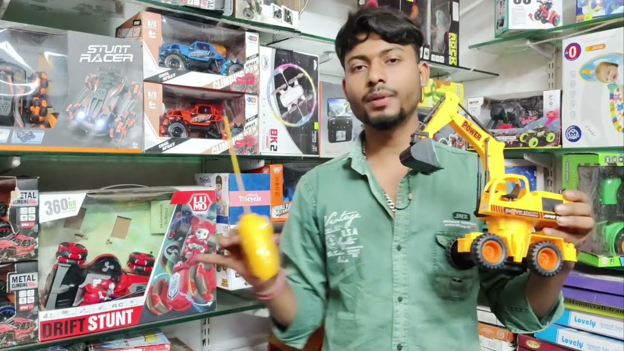 Remote control jcb fulli real jcb tipe 