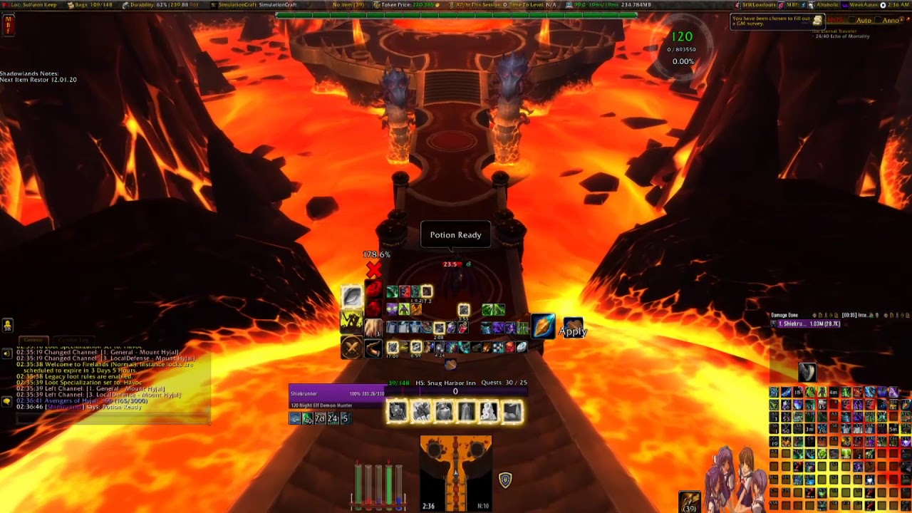 Shiekrunner Relax 2: Ragnaros Speedrun