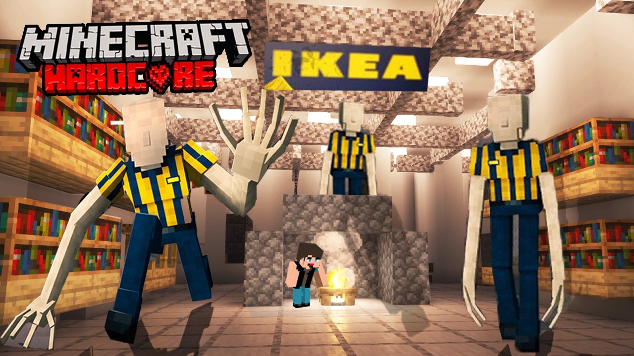 Survivre à la Dimension la plus Dangereuse de Minecraft... Ikea Infini (SCP-3008)