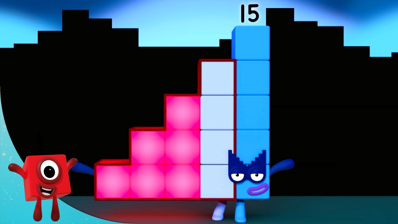 Numberblocks - Number 15, Tween Scenes | Learn to Count | Learning Blocks