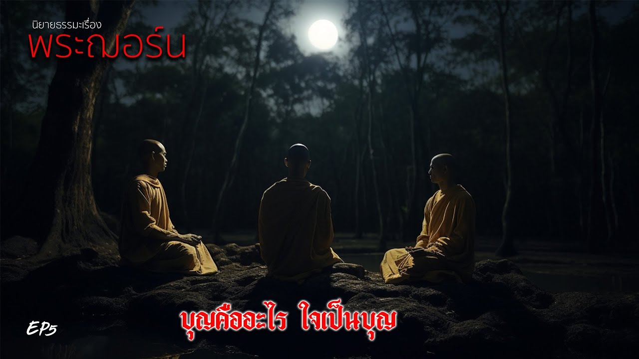 EP5  นิยายธรรมเรื่อง พระฌอร์น ตอน บุญคืออะไร ใจเป็นบุญ