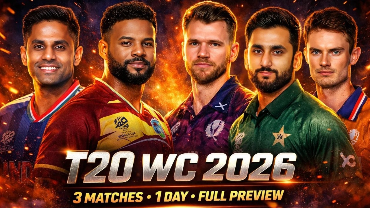 T20 World Cup 2026 Opening Day Preview | Team India vs USA + 2 More Matches
