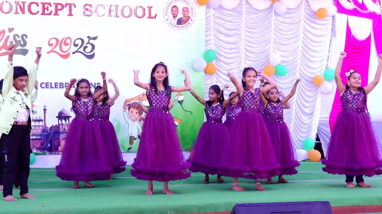 Yasoda Concept School 17th Annual Day Bliss 2025 || 3rd Class Performance || Illuminati Song