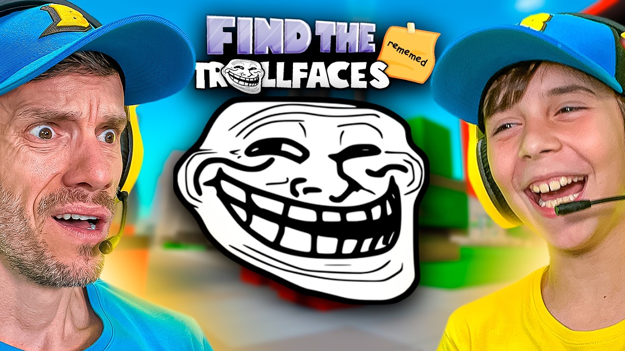 1 HORA DE FIND THE TROLLFACES NO ROBLOX - Brancoala Games