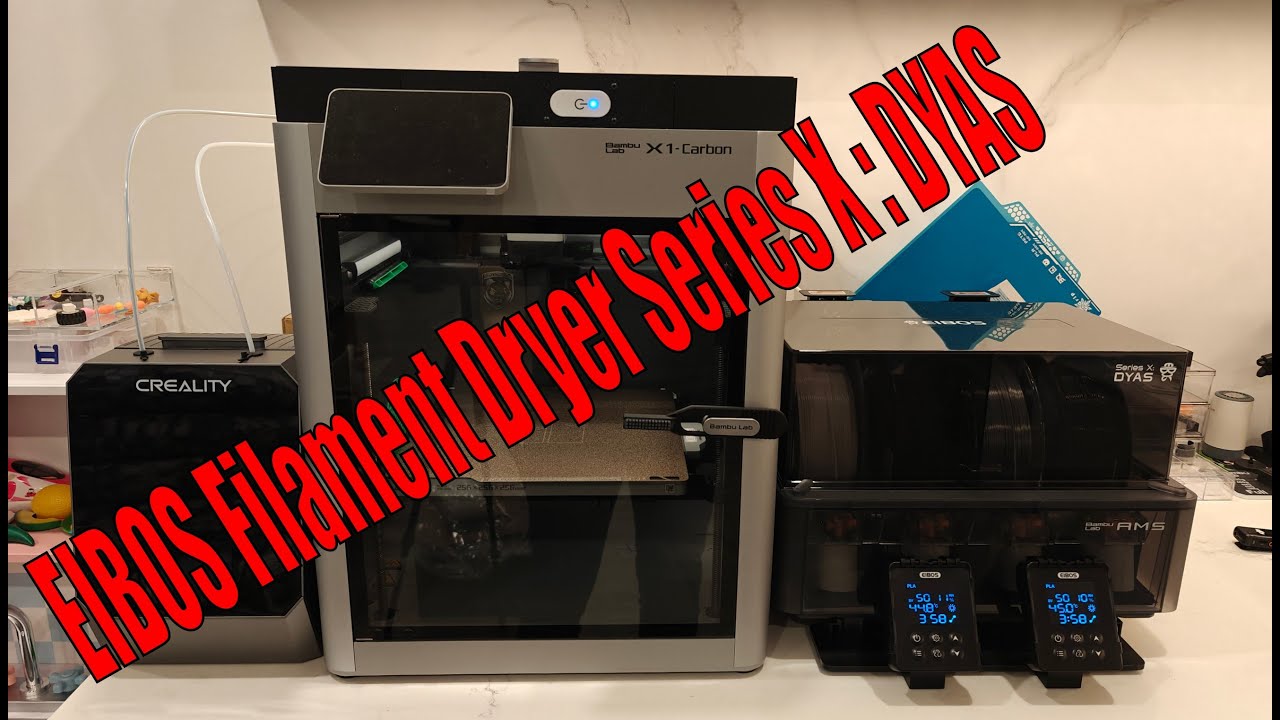 Дополнительный модуль для сушки филамента EIBOS Dyas Bambu Lab AMS! Распаковка и установка.