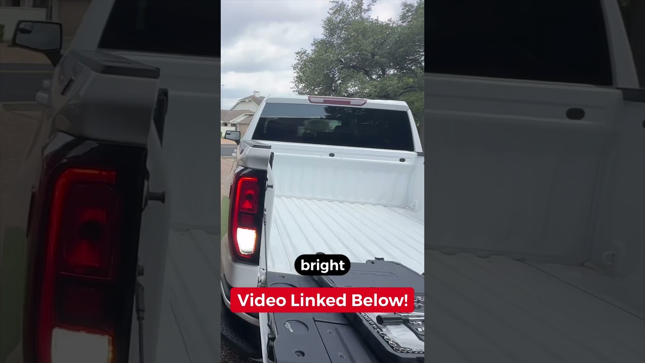 INSANELY BRIGHT Reverse Lights on My 2024 Sierra
