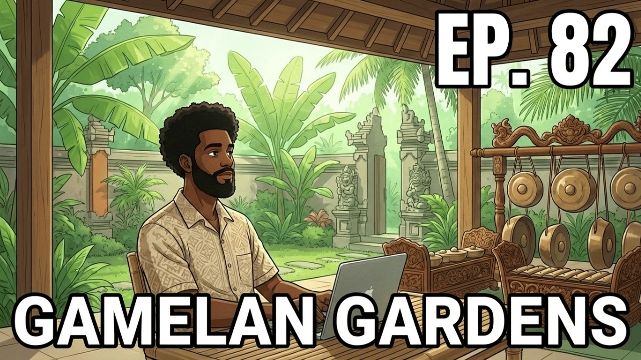 GAMELAN GARDENS 🎋 Indonesian Bronze Rhythms & Hypnotic Lofi for Trance-Like Focus