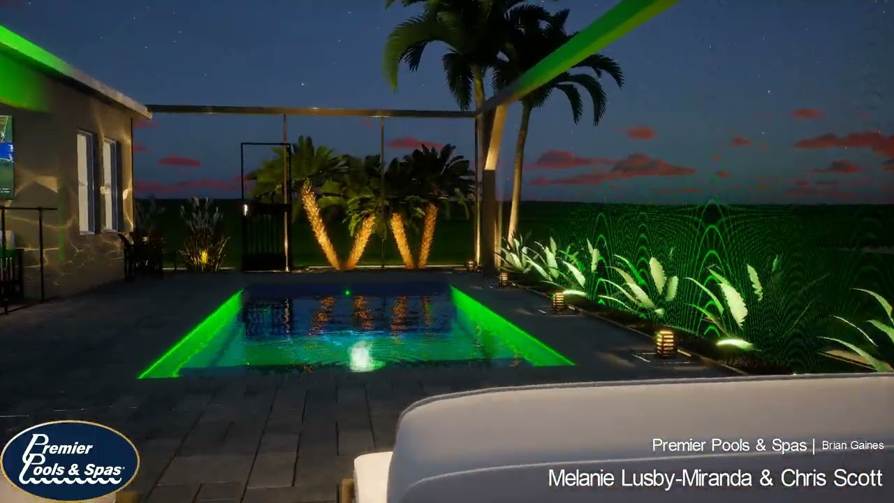 Lusby - 3D Pool Design Walkthrough UPDATED