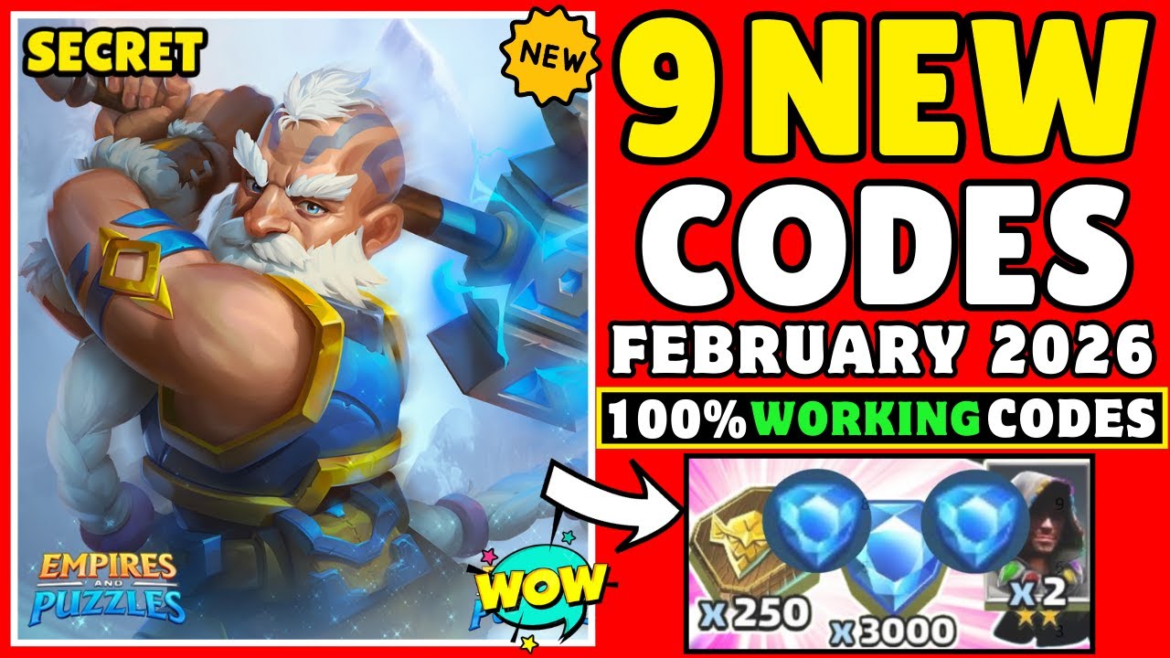 *Новые* подарочные коды для Empires & Puzzles на февраль 2026 года | Коды для Empires And Puzzles...