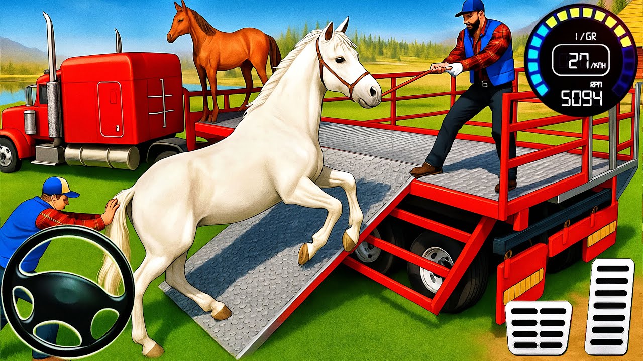 Farm Animal Truck Transport Simulator Game - Animal Transport Truck 3D - Android Gameplay