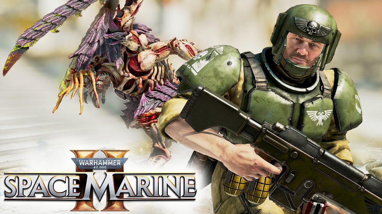 PLAYABLE IMPERIAL GUARD MOD - Astra Militarum vs Tyranids! - Warhammer 40k: Space Marine 2 (4K)