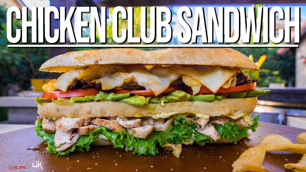 The Best Chicken Club Sandwich | SAM THE COOKING GUY 4K