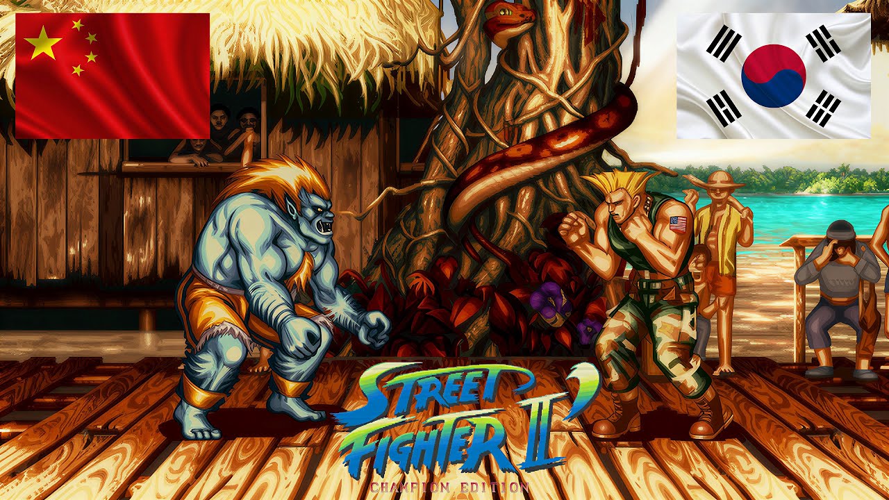 Street Fighter 2' - Champion Edition - FT2 - cuiheng VS black ken #blackken #sf2ce #fightcade