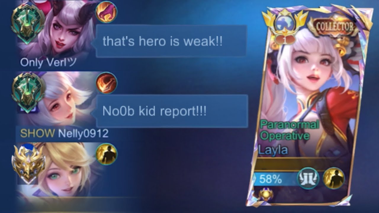 MY TEAMMATES INSULT MY TOP GLOBAL LAYLA!!💀BEST LAYLA SAVAGE BUILD EVERR (must watch)