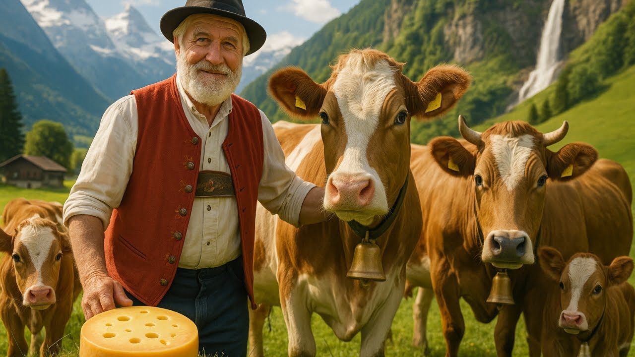 ¡La sorprendente vida de un criador de vacas en los Alpes suizos!