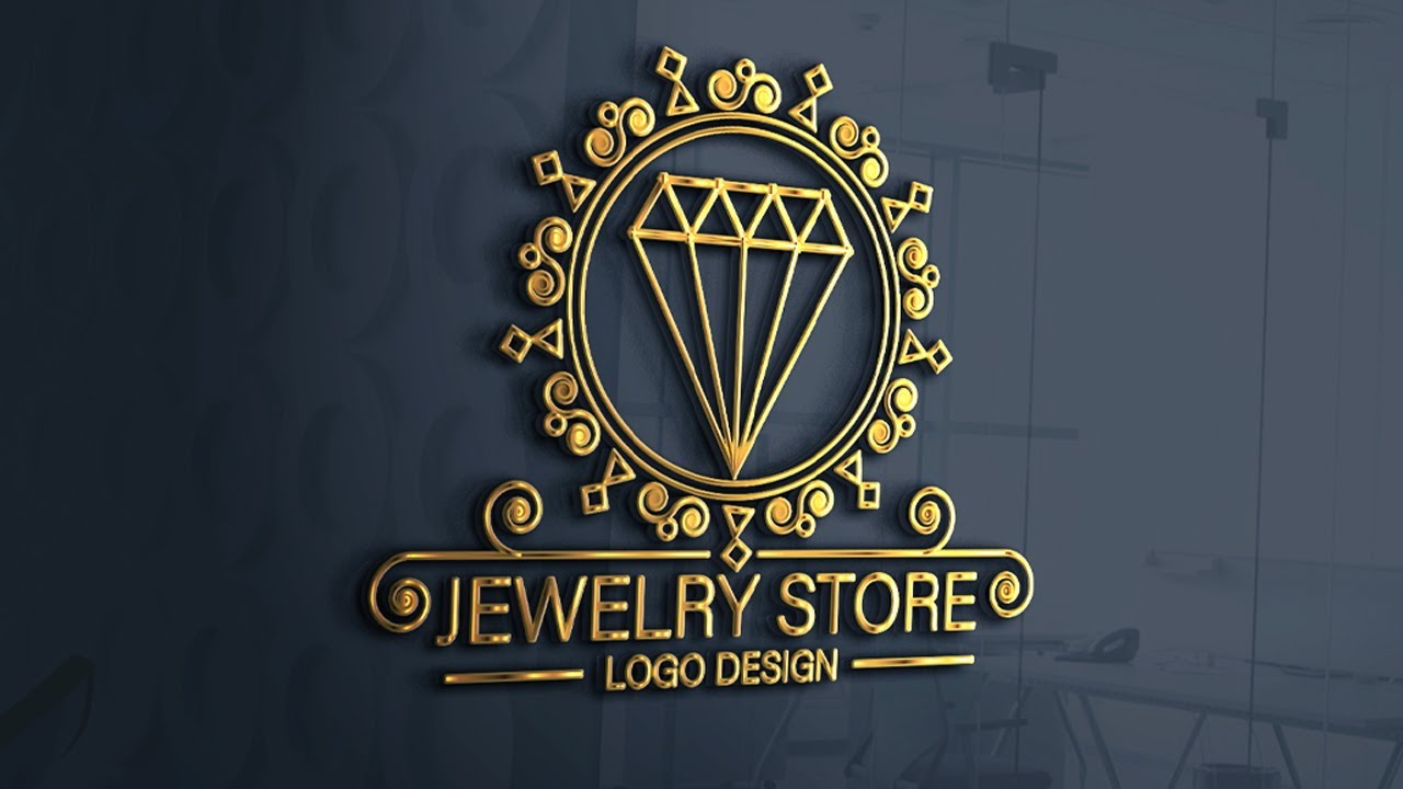Jewelry Store Logo Design. تصميم لوجو محل مجوهرات بطريقة احترافية