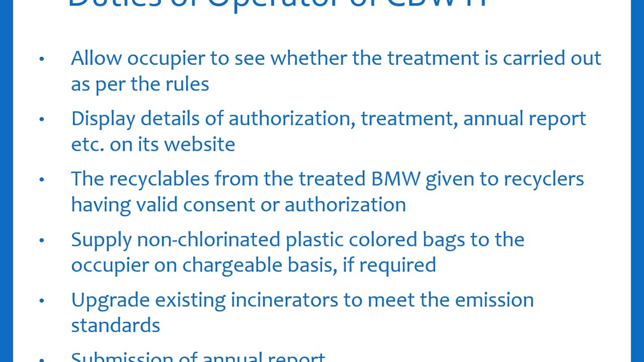 4 2  Biomedical Waste Management  Collection & Segregation