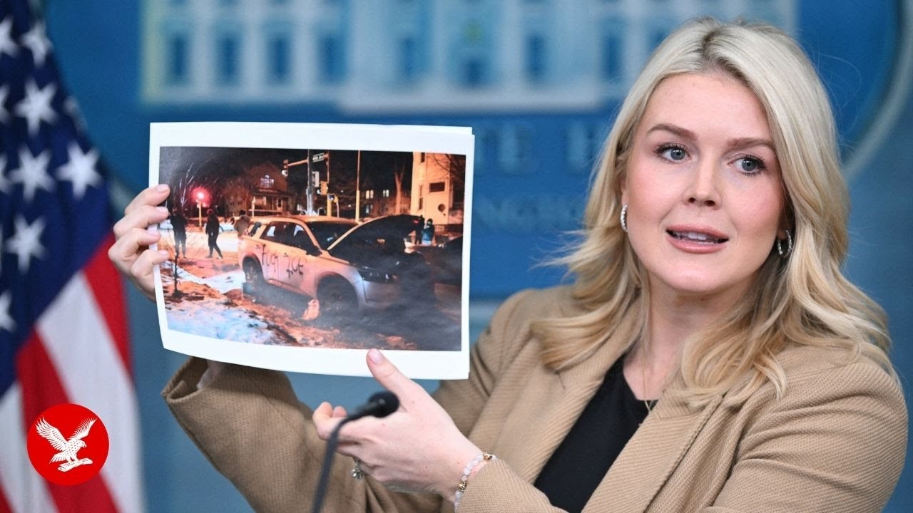 Karoline Leavitt clashes with press over ICE raids and Trump election threats | IN FULL