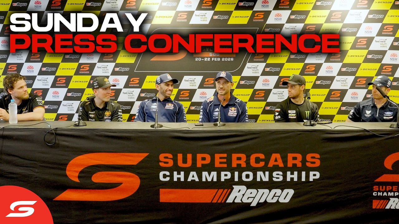 Sunday Press Conference - DUNLOP Sydney 500 | 2026 Repco Supercars Championship