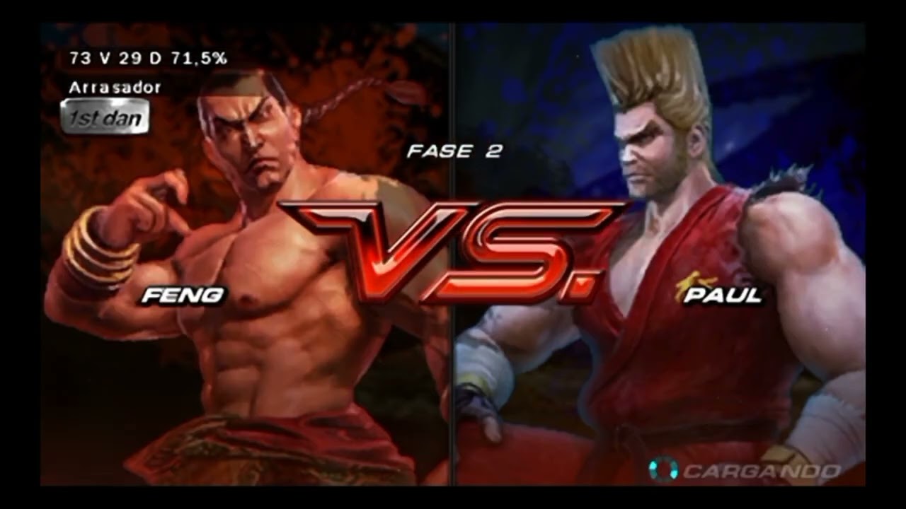 Feng vs Yoshimitsu y Paul nivel difícil / arrasador combo 