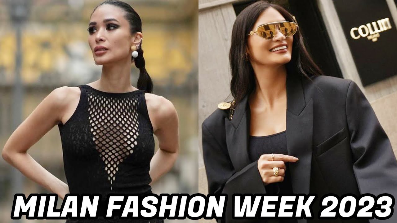 PIA WURTZBACH HEART EVANGELISTA NAG-ISNABAN SA MILAN FASHION WEEK 2023