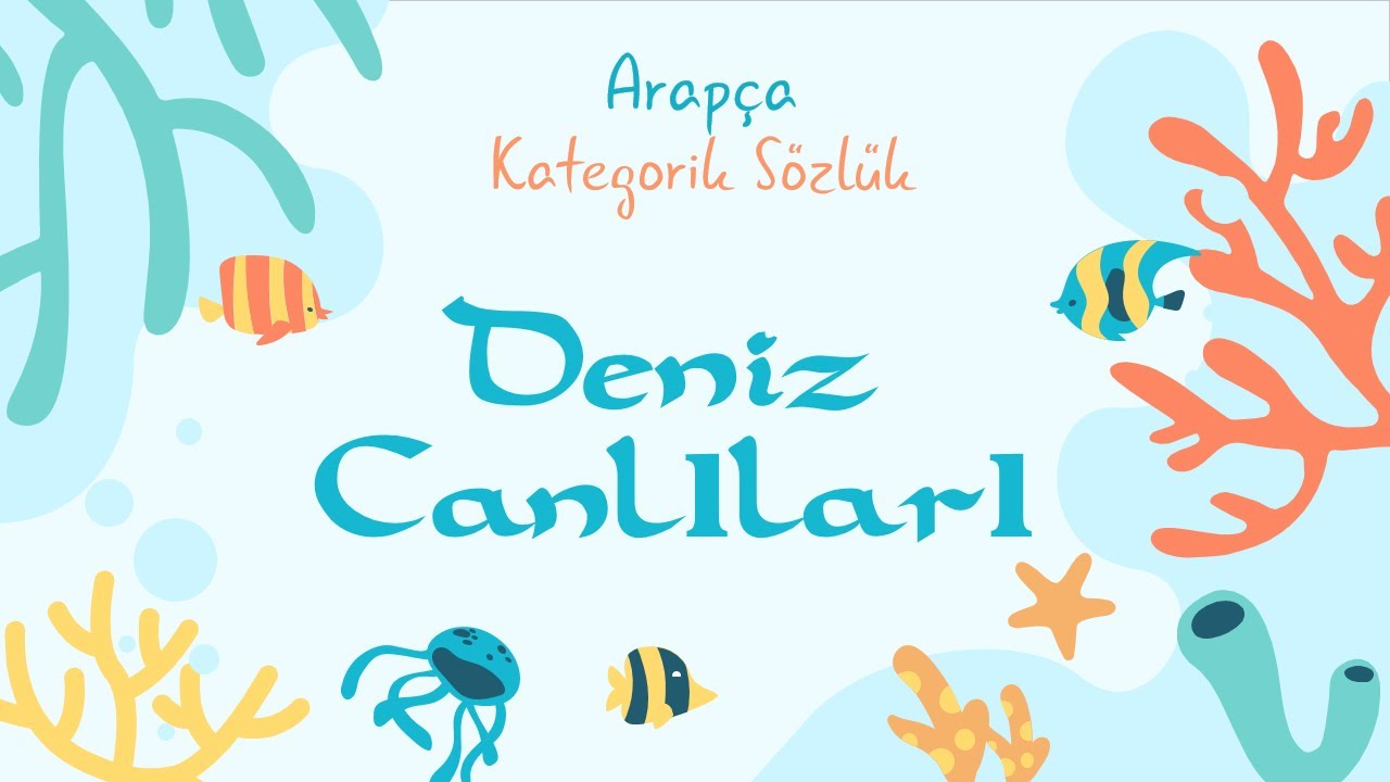Arapça Hayvan İsimleri: Deniz Canlıları