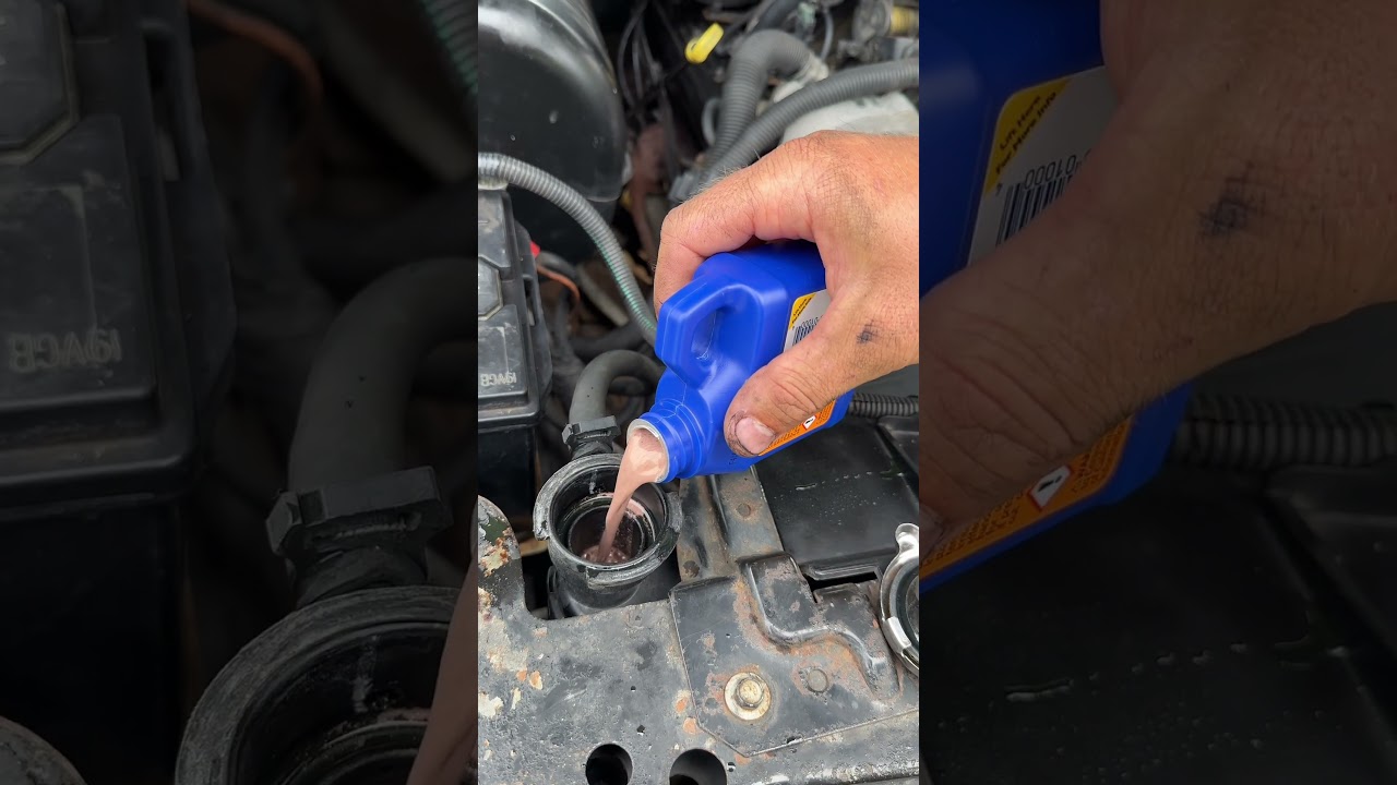 Update: K-Seal worked, no more leaks even 10k miles later. #coolant #leak #cars #chevy #fixed