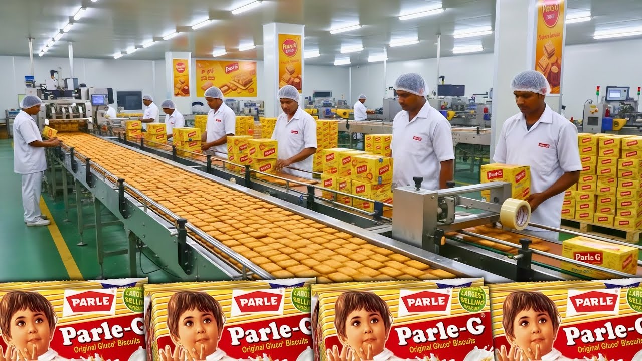How Parle-G Biscuits Are REALLY Made | Inside the Factory Process