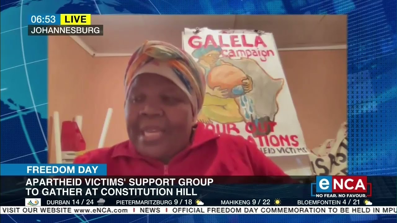 Freedom Day | Apartheid victim's support group to gather