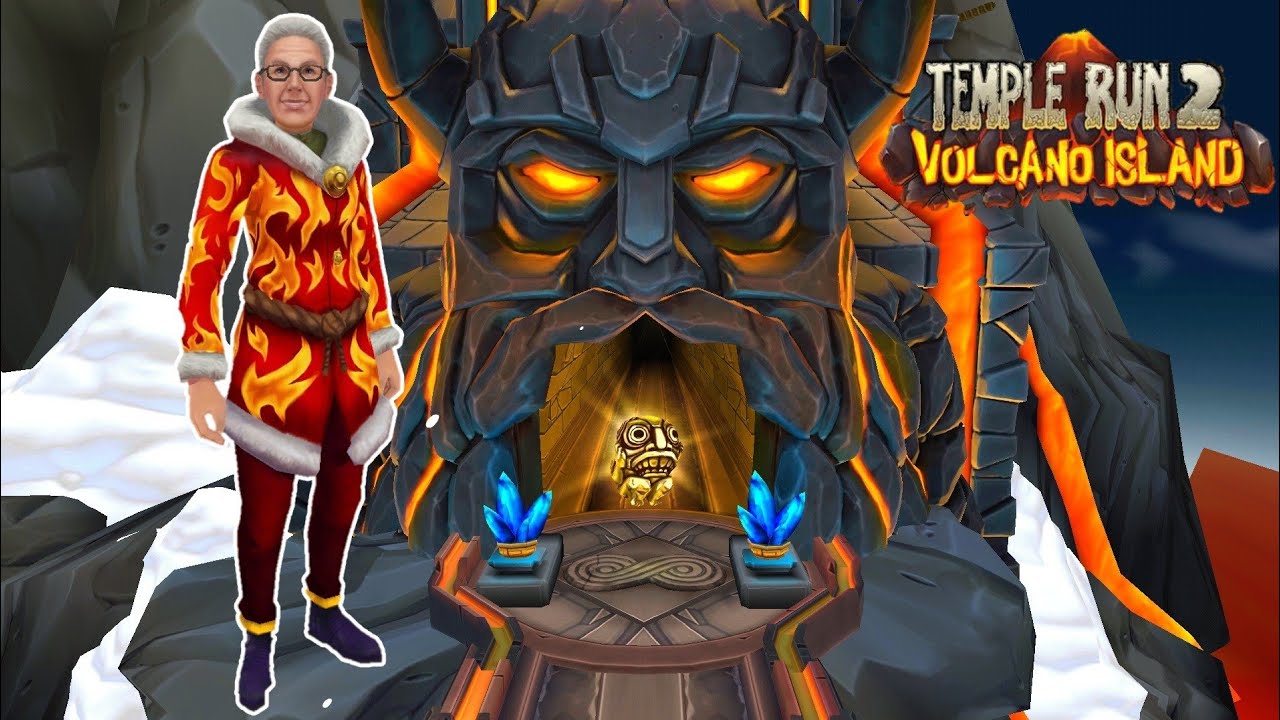 Mrs. Claus Volcanic Run in Volcano Iceland Temple Run 2 YaHruDv