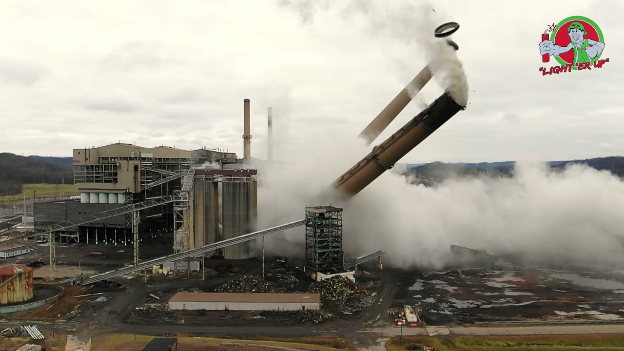Conesville Ohio Power Plant Stack and Unit Implosion 12-19-21 ( FULL MOVIE SCM DEMOLITION