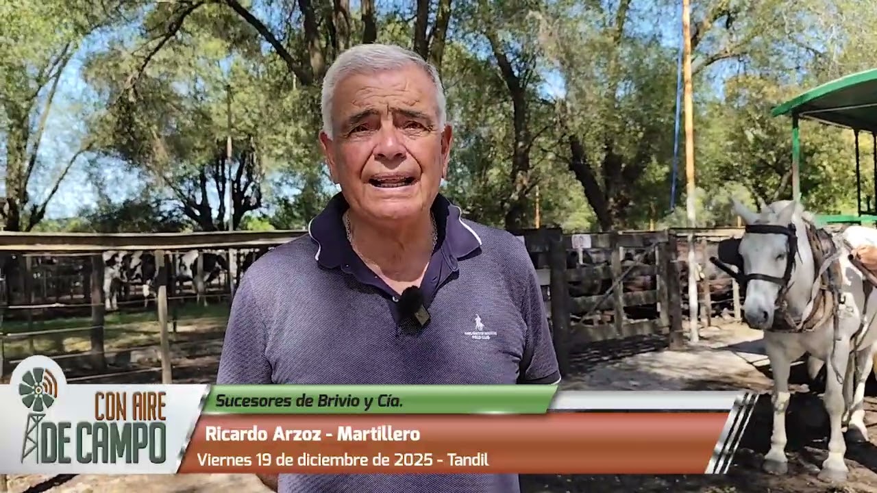 Ricardo Arzoz - Remate de Suc. de Brivio y Cía. - 19/12/25 - Tandil