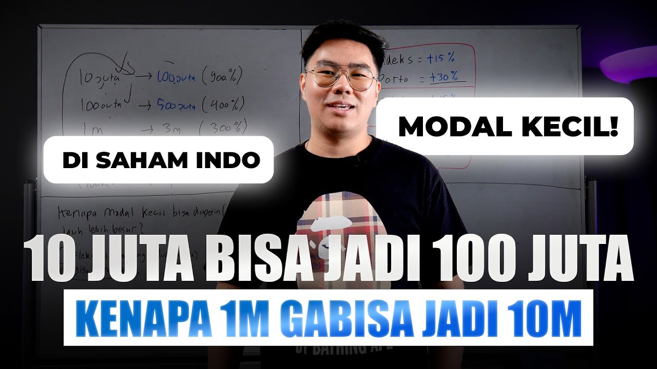 Trading saham modal kecil = Cuan lebih besar
