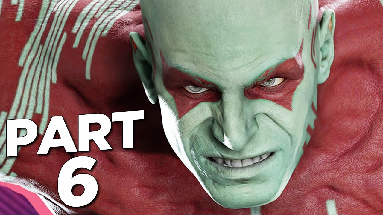 GUARDIANS OF THE GALAXY PS5 Walkthrough Gameplay Part 6 - DWELLER-IN-DARKNESS BOSS FIGHT (FULL GAME)