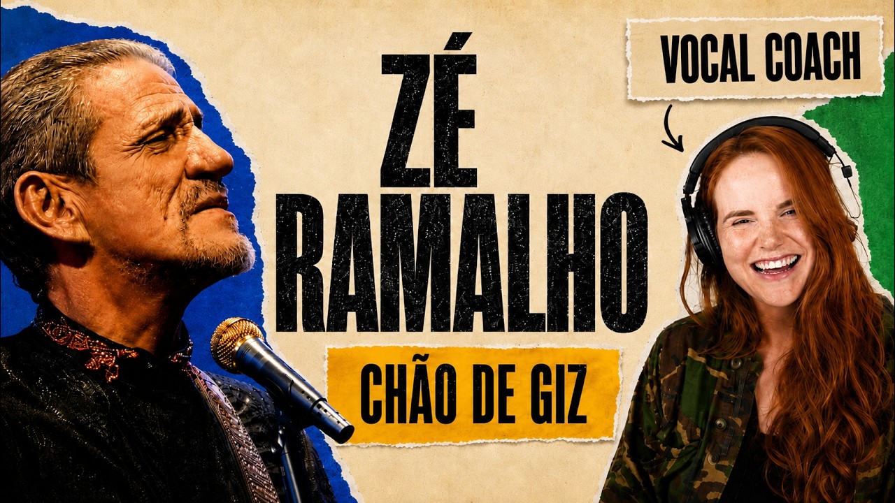 Бразильская душа | Вокальный тренер анализирует Зе Рамальо  «Chão de Giz» (живое исполнение) реакция