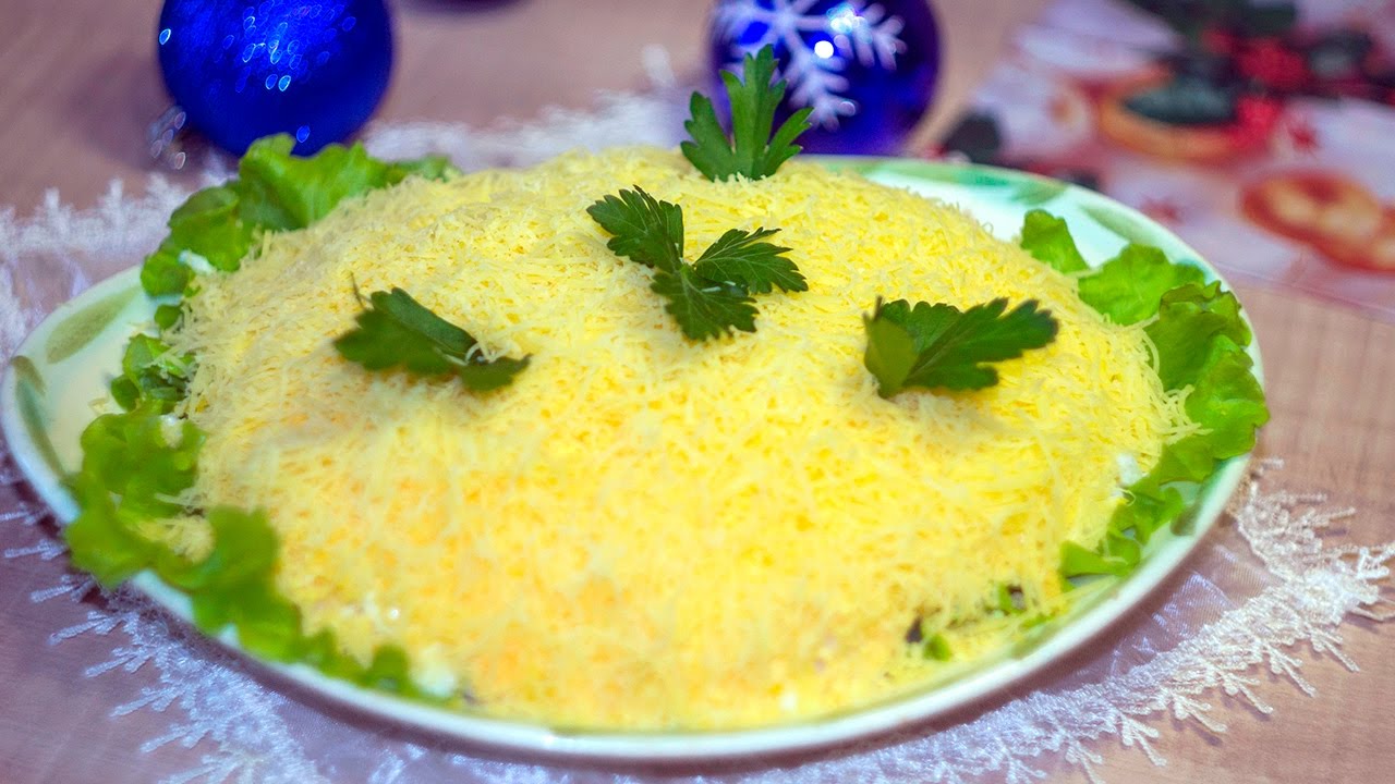 Салат Мужской каприз с курицей